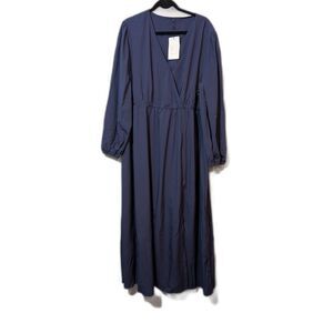 Fashion Women's Dress Blue Size 3XL